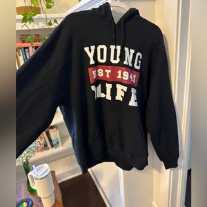 Black Younglife hoodie XL